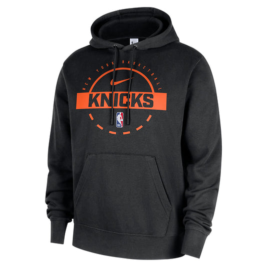 Nike Knicks On Court 25-26 Practice Black Club Hoodie