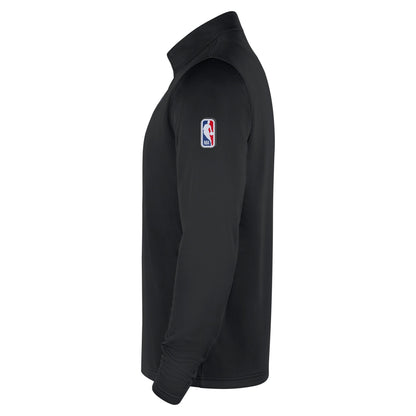 Knicks Quarter Zip Top Black