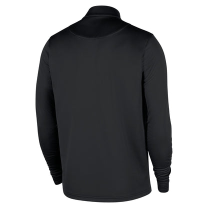Knicks Quarter Zip Top Black