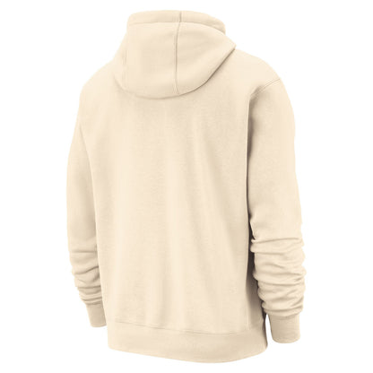 Nike Knicks City Edition 2025-26 Cream Wordmark Club Hoodie