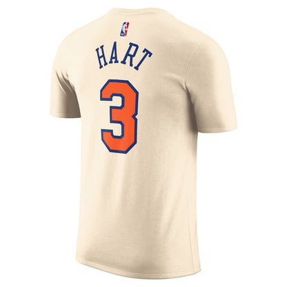 Nike Knicks Josh Hart City Edition 2025-26 Name & Number Tee