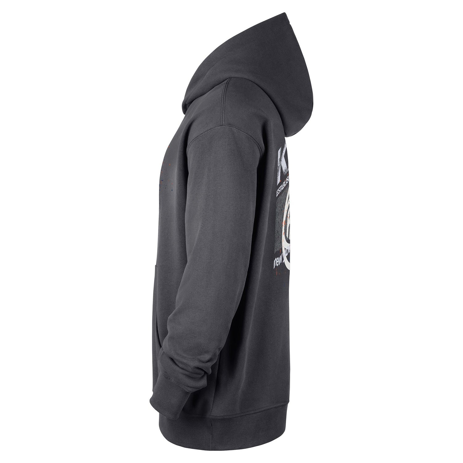Nike Knicks Jordan Basketball Flight Fleece Hood - Side View