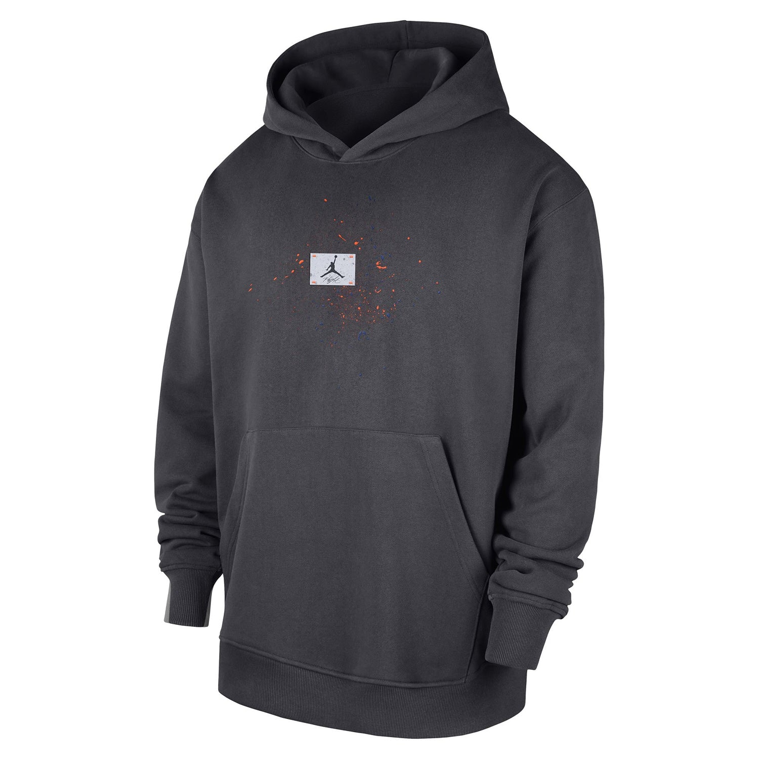 Nike Knicks Jordan Basketball Flight Fleece Hood - Front View