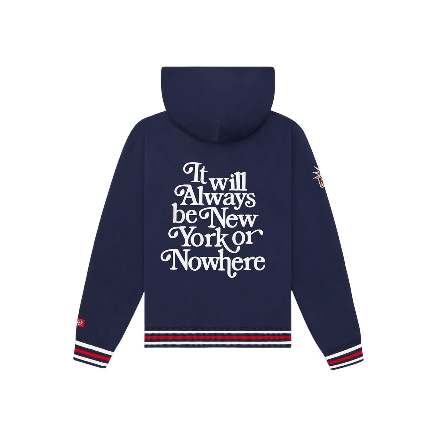 NYON x Rangers Navy Motto Hoodie