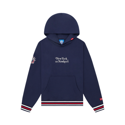 NYON x Rangers Navy Motto Hoodie