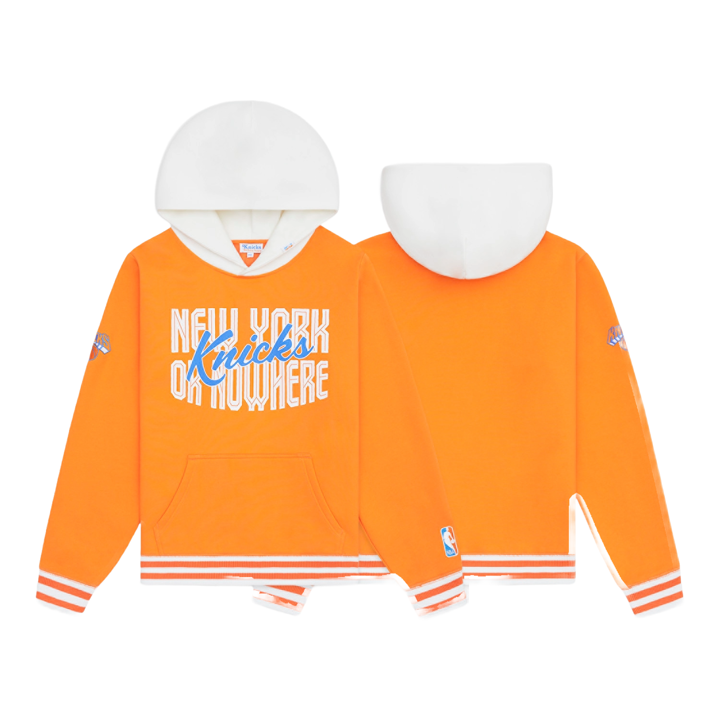 NYON x Knicks Crisscross Orange Hoodie