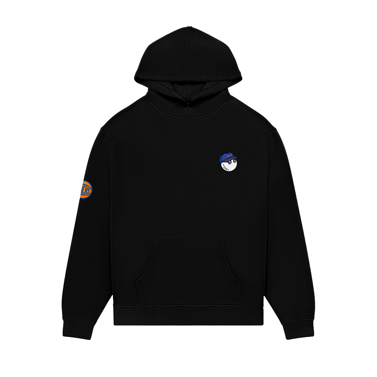Malbon x Knicks Fesque Black Hoodie