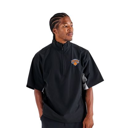 Malbon x Knicks Black Windshirt Pullover