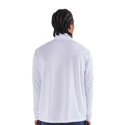 Malbon x Knicks White Evergreen Performance Quarter Zip Pullover
