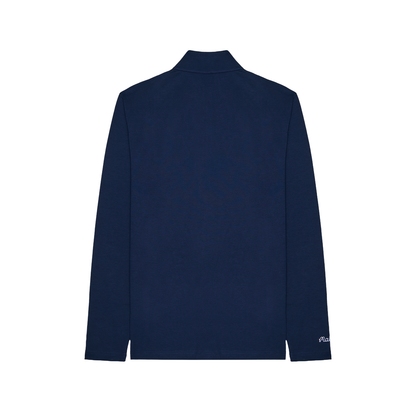 Malbon x Knicks Navy Evergreen Performance Quarter Zip Pullover Malbon x Knicks Navy Evergreen Performance Quarter Zip Pullover