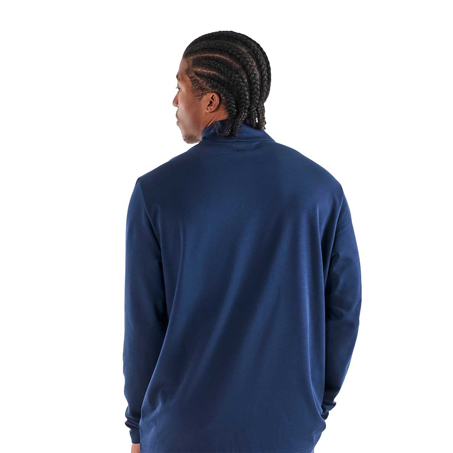 Malbon x Knicks Navy Evergreen Performance Quarter Zip Pullover