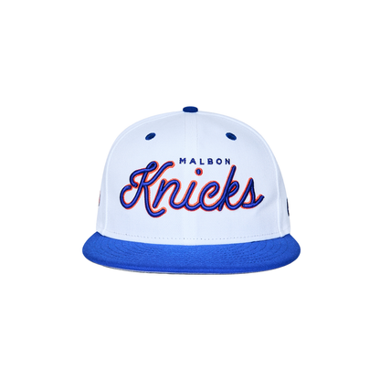 New Era Malbon x Knicks Two-Tone White/Royal 5950 Fitted Cap