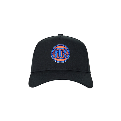 New Era Malbon x Knicks Black 9Forty A-Frame Snapback