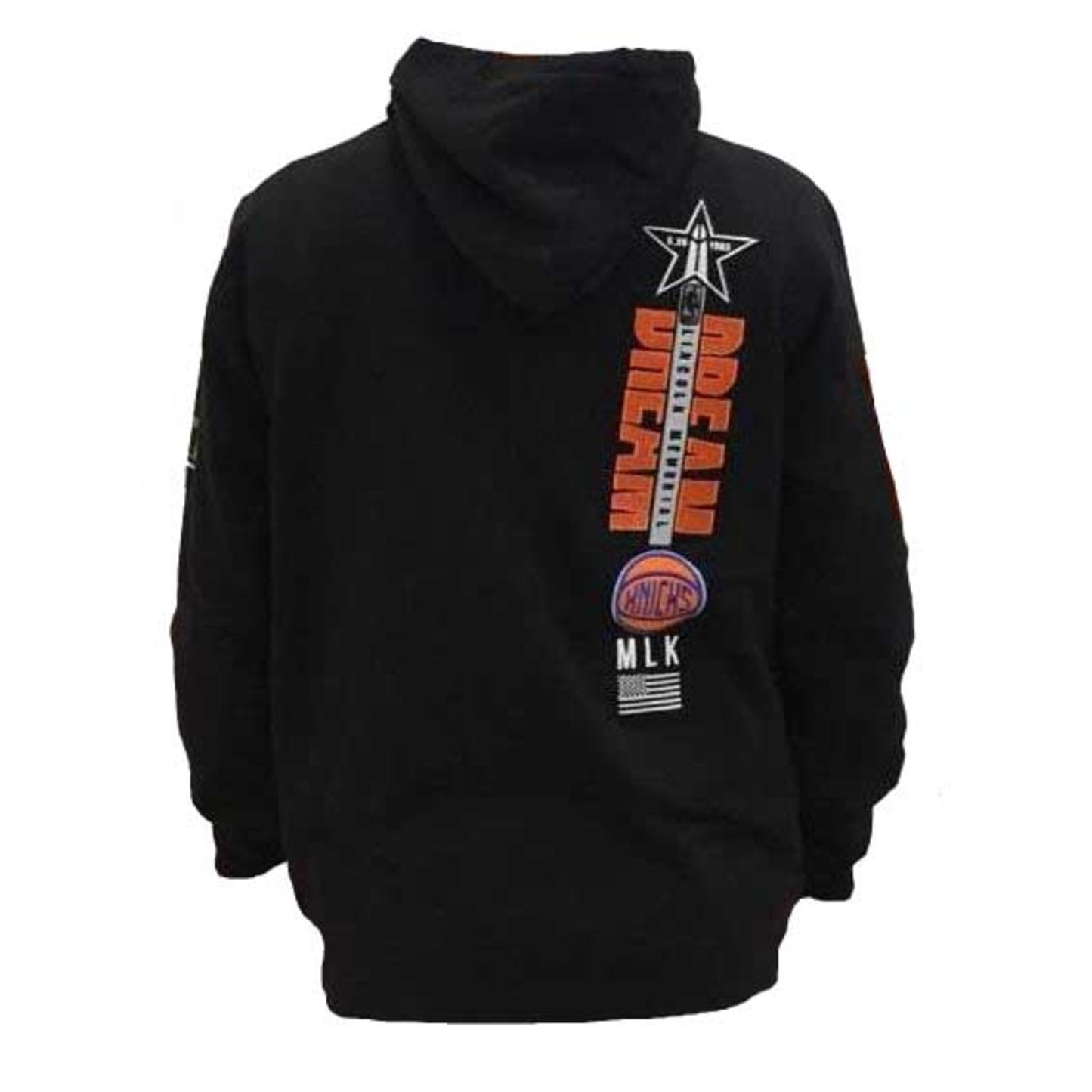FISLL Knicks Black History Collection Hoodie - Back View