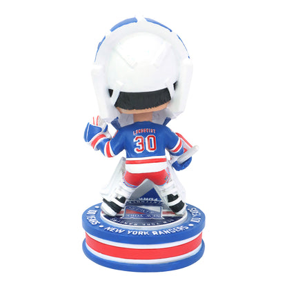Henrik Lundqvist Rangers Exclusive Centennial Edition Bobblehead - Back View