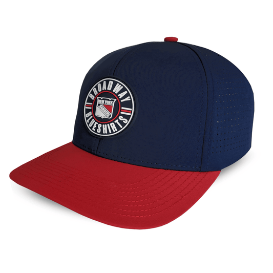 We Bleed Blue Rangers Blueshirts Hockey Snapback Hat