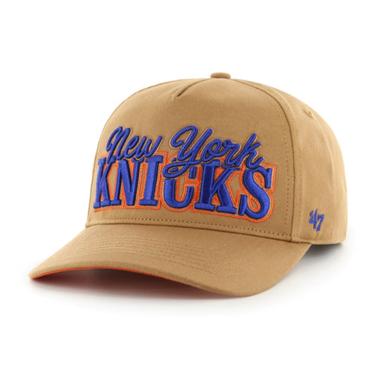 '47 Brand Knicks Camel Barnes Hitch Snapback - Angled Left View