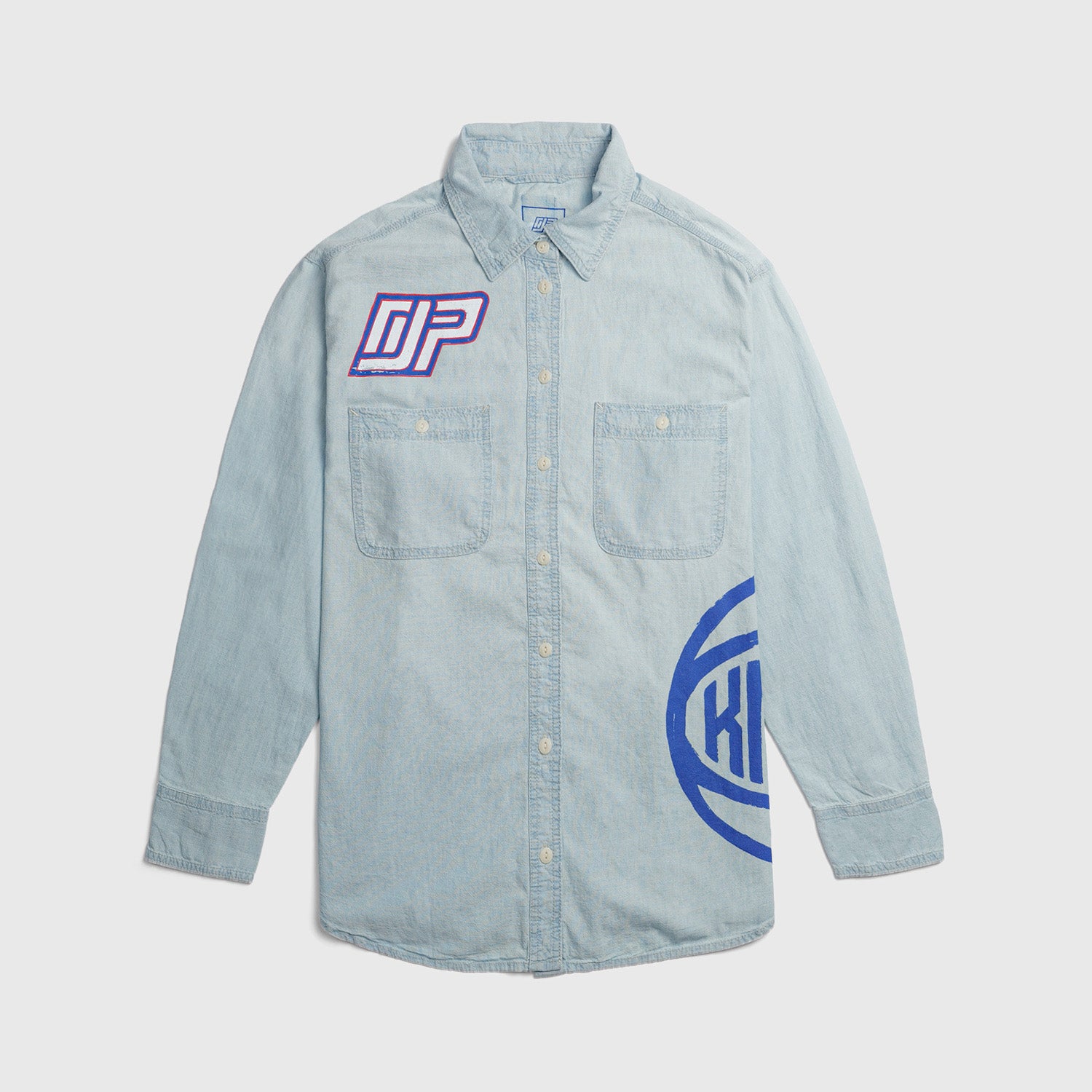 DANNIJOPRO x Knicks Chambray Sports Oxford Shirt - Front View