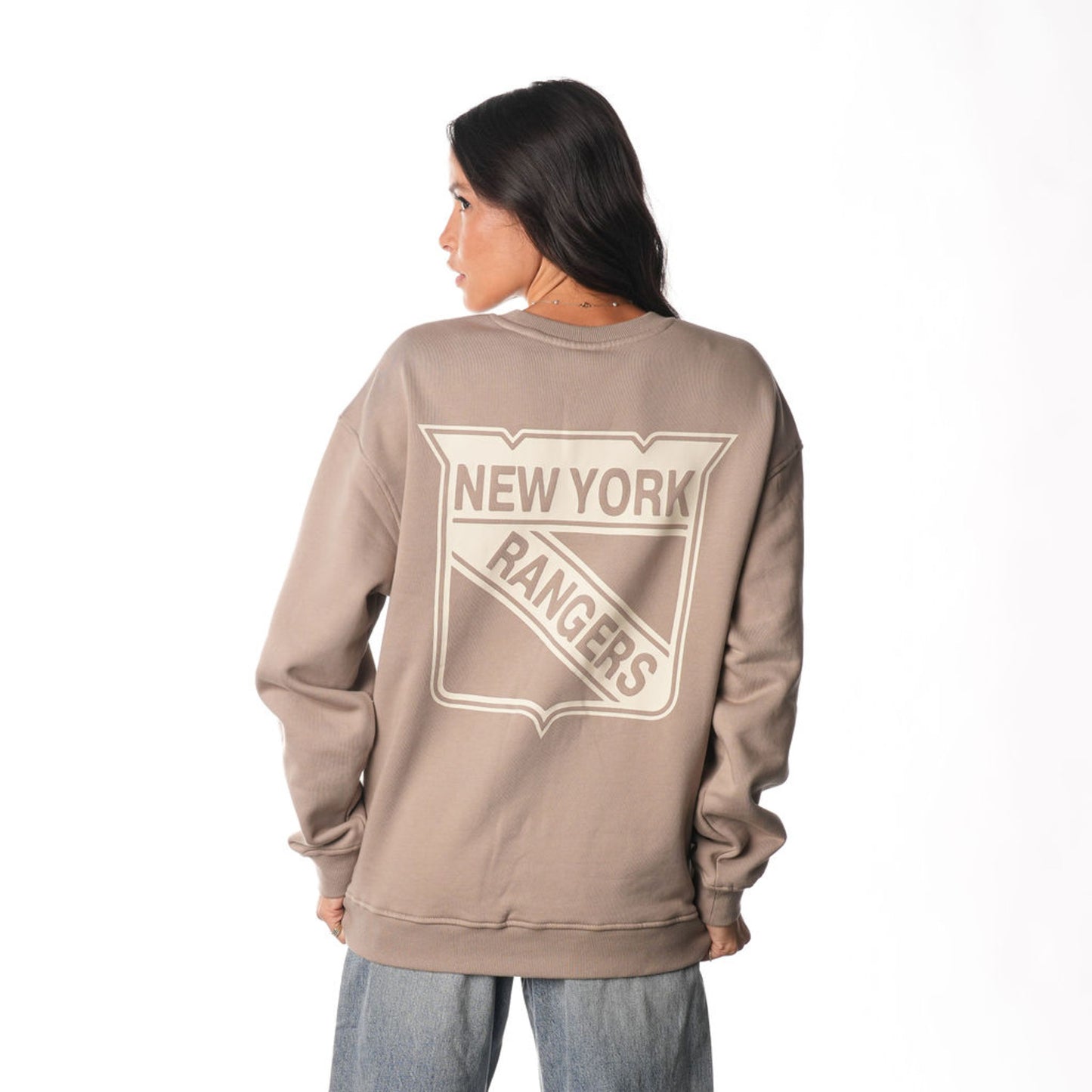 Wild Colletive Rangers Warm Grey Wordmark Logo Crew