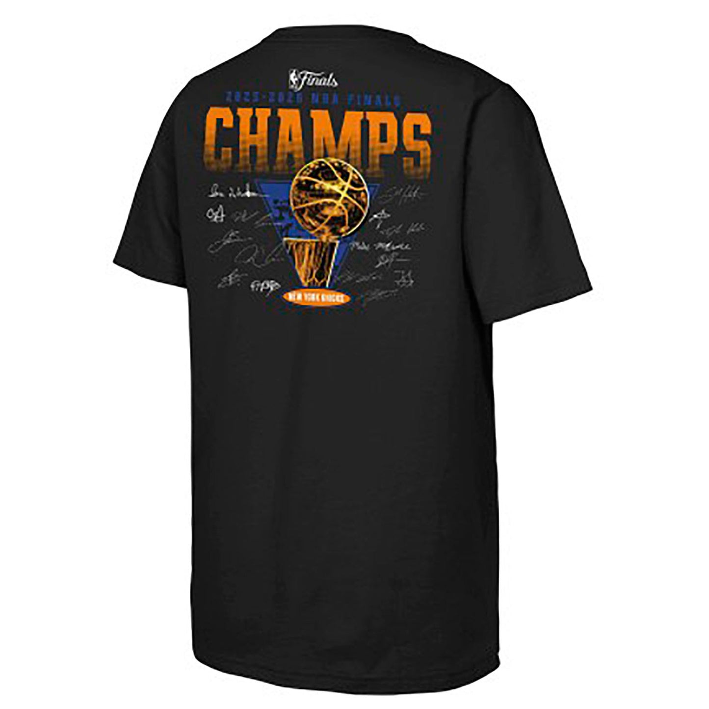 Youth Knicks 2026 NBA Champions Trophy Roster Tee