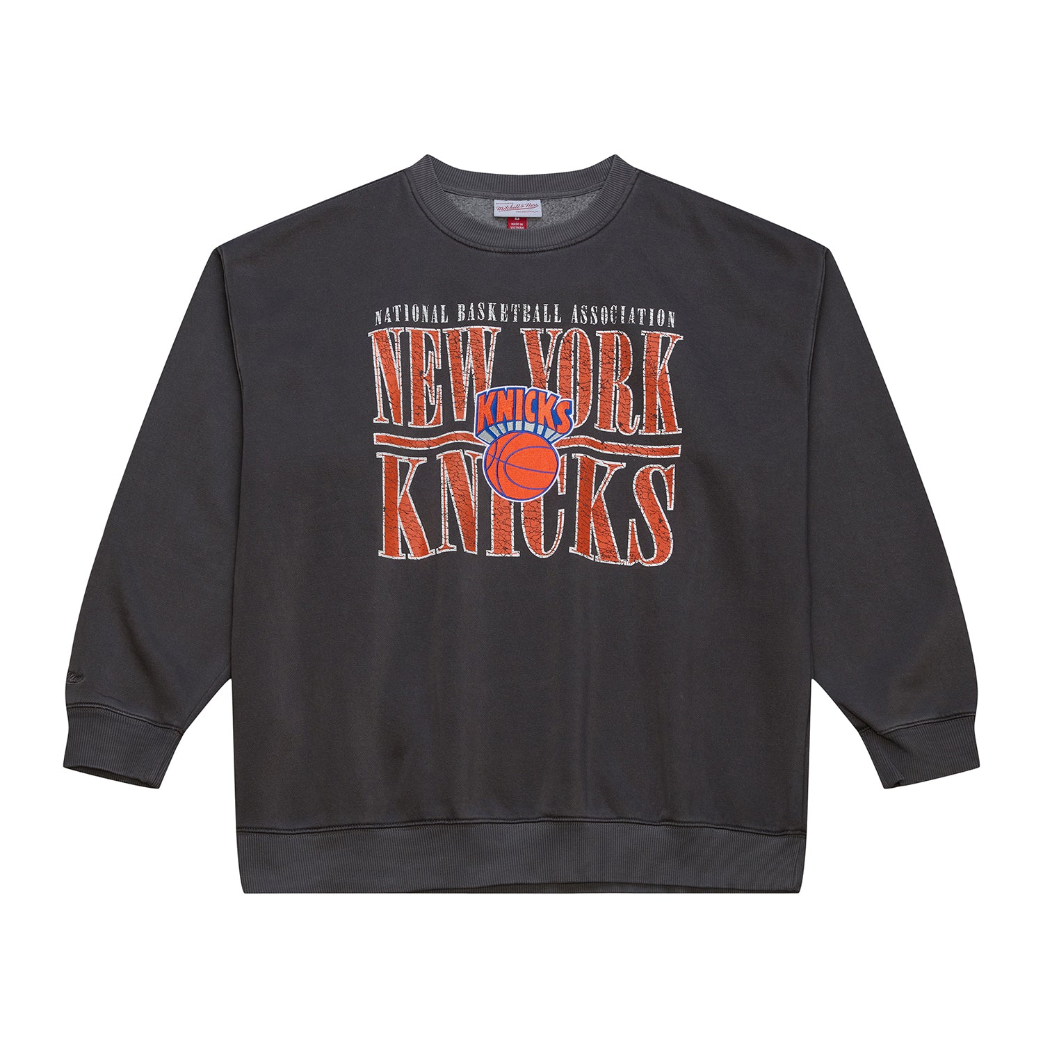 Mitchell & Ness Knicks Downtown Collection Fleece Crew - Front View