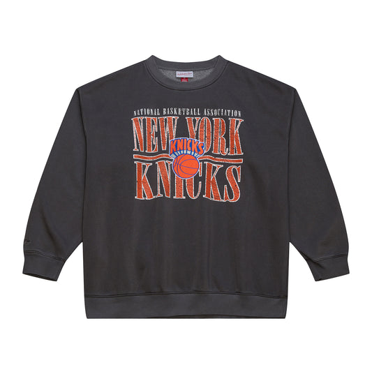 Mitchell & Ness Knicks Downtown Collection Fleece Crew