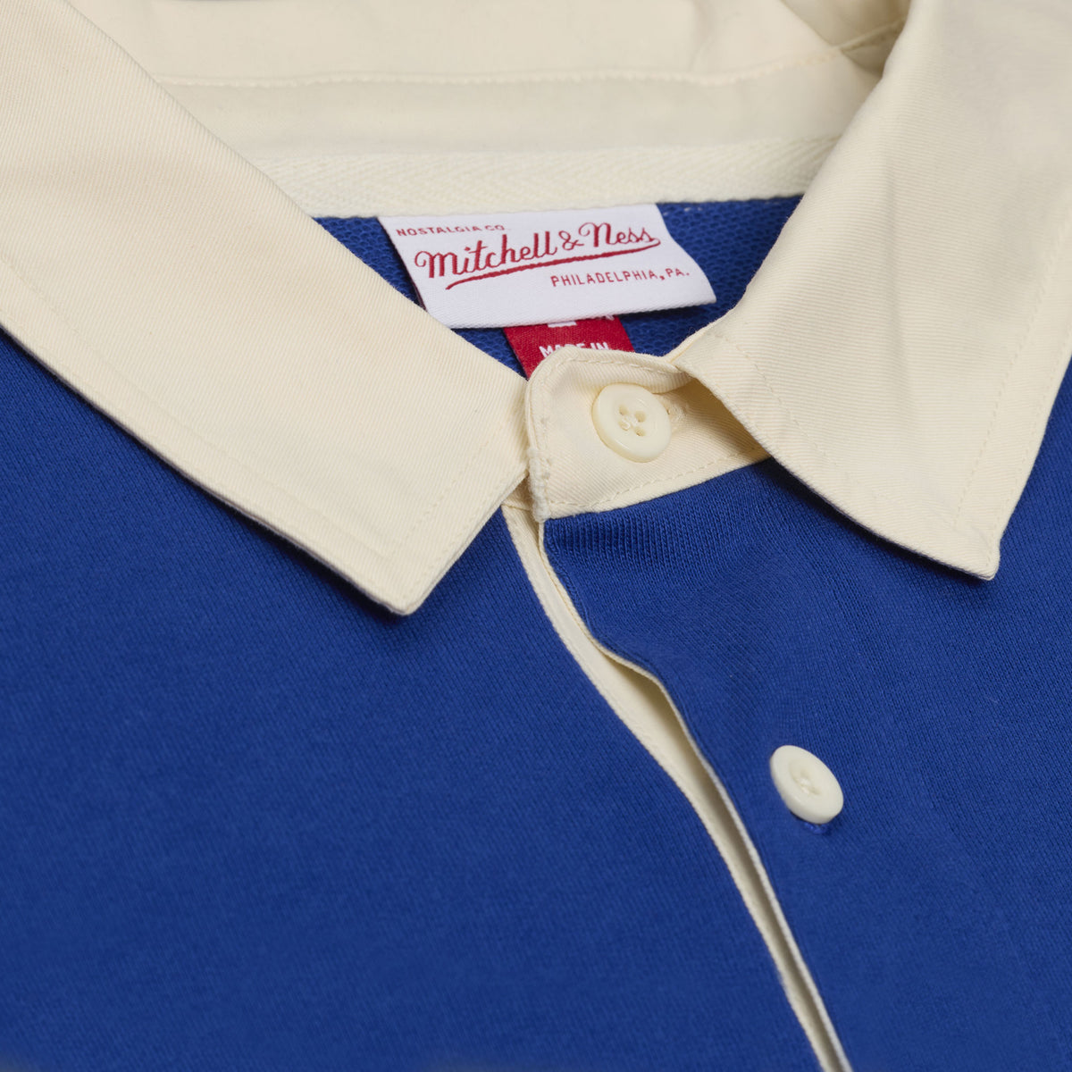 Mitchell & Ness Knicks Retro Roots Polo Longsleeve
