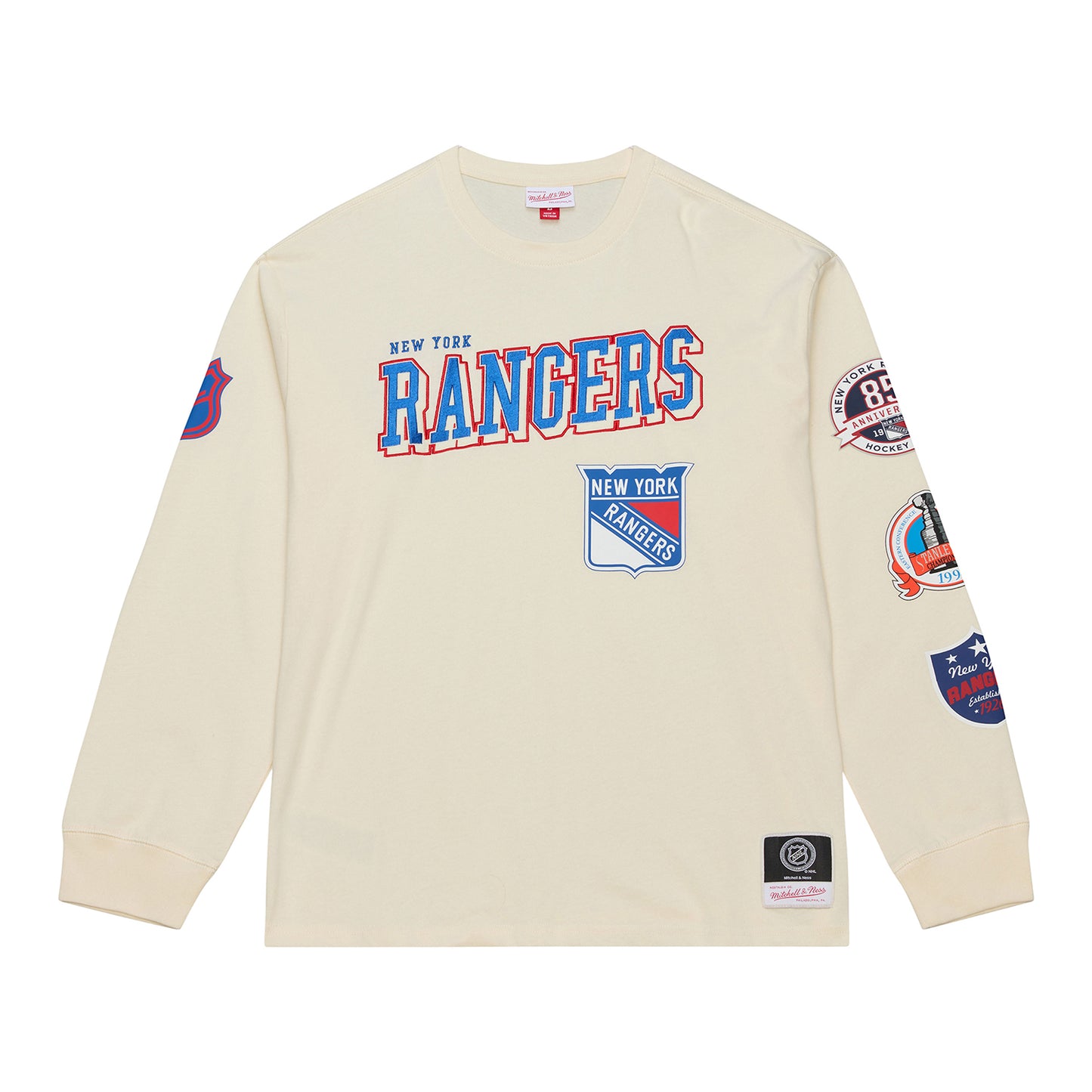 Mitchell & Ness Rangers Dusted Collection Training Camp Longsleeve Tee