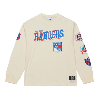 Mitchell & Ness Rangers Dusted Collection Training Camp Longsleeve Tee