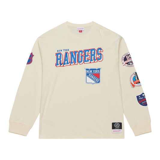 Mitchell & Ness Rangers Dusted Collection Training Camp Longsleeve Tee