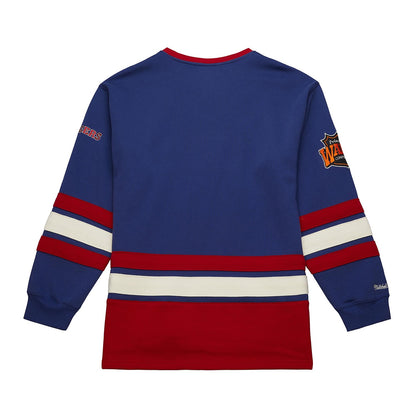 Mitchell & Ness Rangers Heritage Lace Up Crew