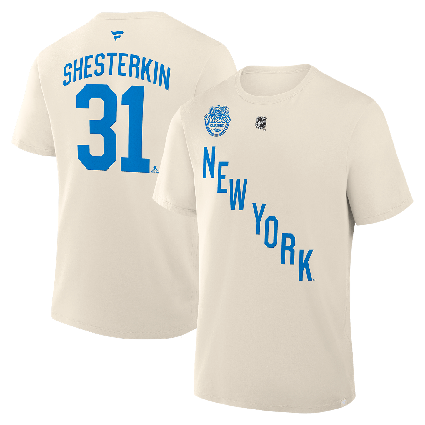 Igor Shesterkin Rangers Winter Classic Name & Number Tee