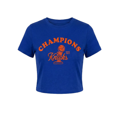 Women's Terez Knicks Limited Edition Champions Baby Tee