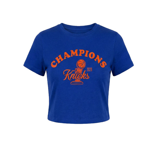 Women's Terez Knicks Limited Edition Champions Baby Tee