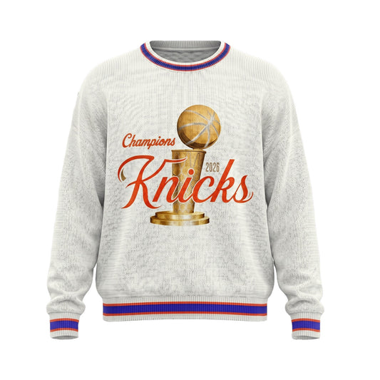 Women's Terez Knicks Limited Edition Champions Crewneck Sweater