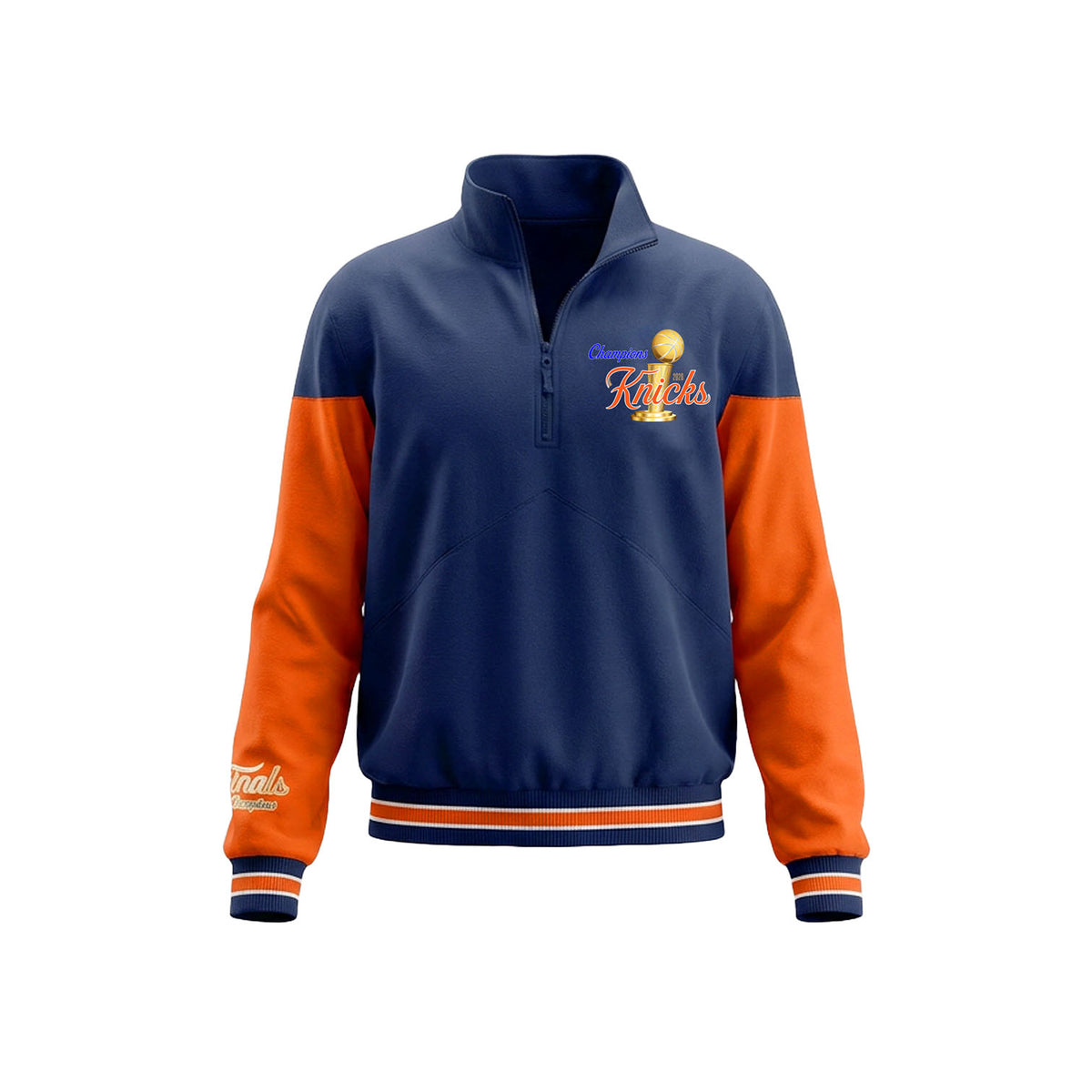 Women's Terez Knicks Limited Edition Champions Quarter Zip