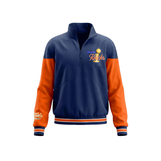 Women's Terez Knicks Limited Edition Champions Quarter Zip