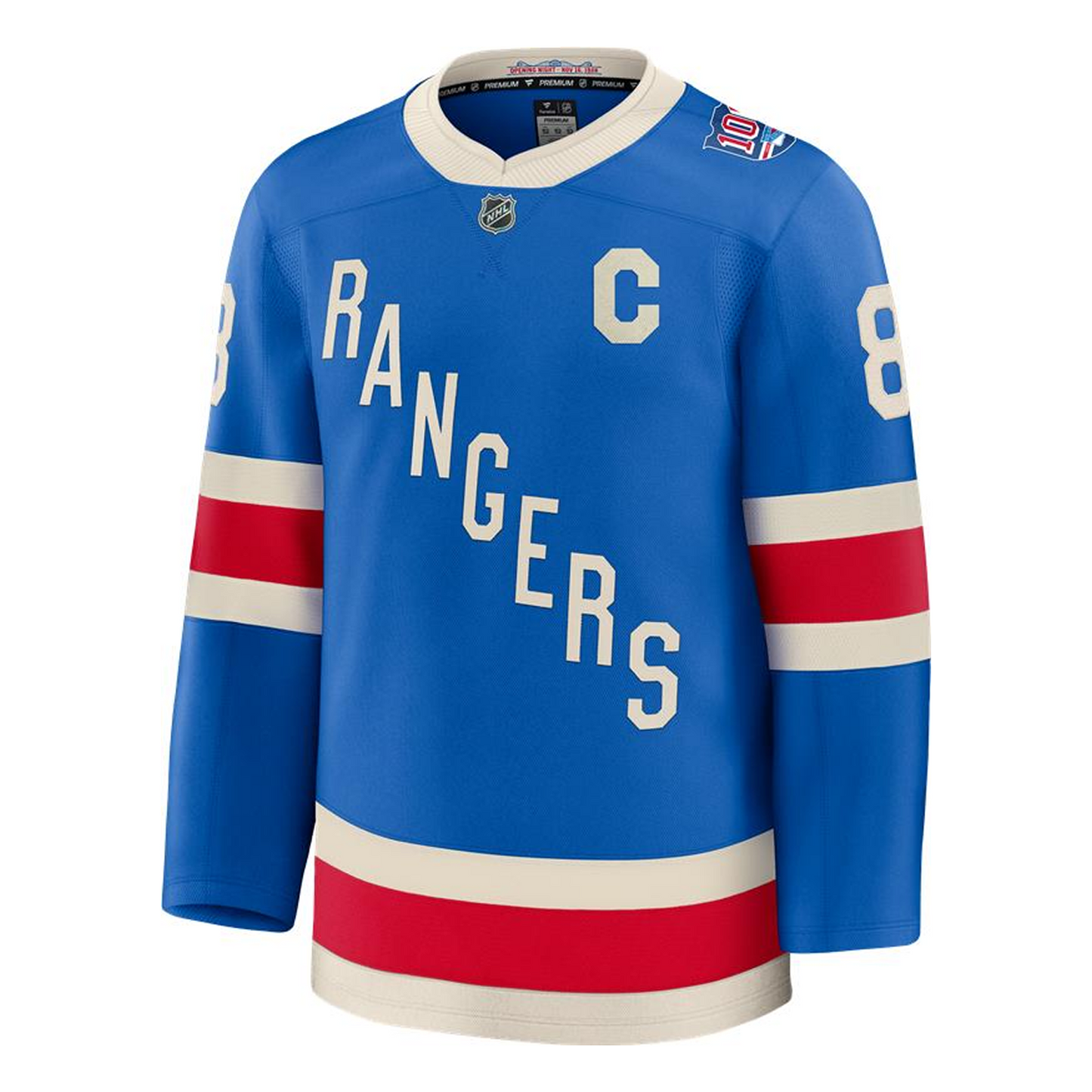 JT Miller Fanatics Premium Centennial Jersey In Blue - Front View