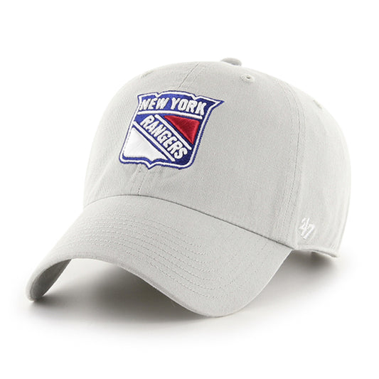 '47 Brand Rangers Gray Clean Up Adjustable Hat