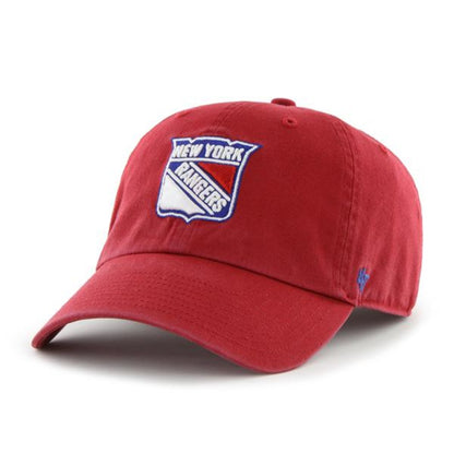 '47 Brand Rangers Red Clean Up Adjustable Hat