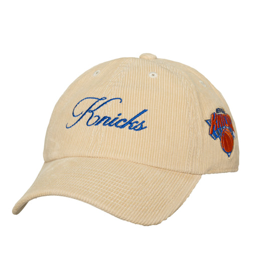 Mitchell & Ness Knicks Heritage Hues Corduroy Cream Hat
