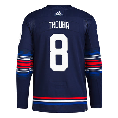 Jacob Trouba Adidas Authentic Third Jersey - Back View