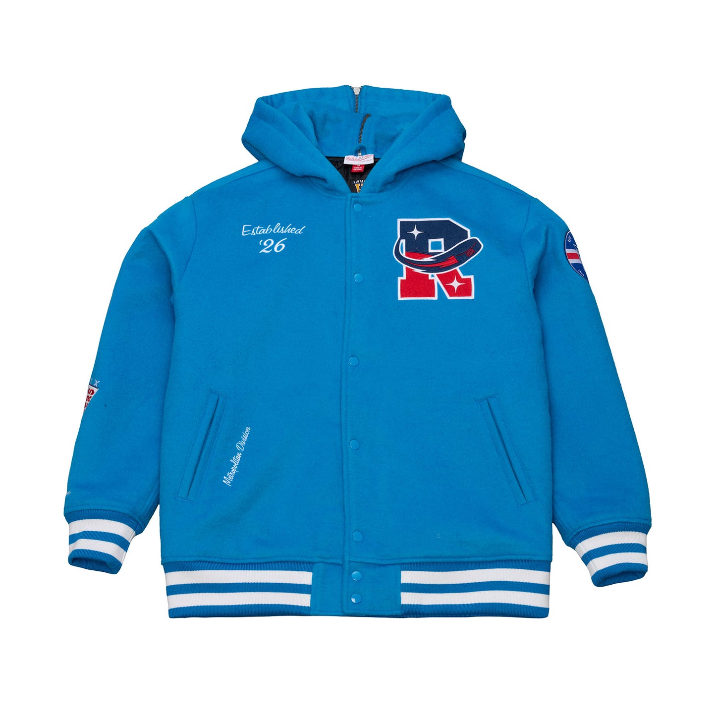 Mitchell & Ness Rangers Centennial Butterfly Varsity Jacket