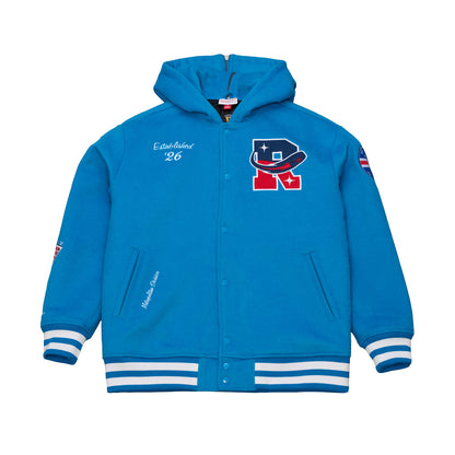 Mitchell & Ness Rangers Centennial Butterfly Varsity Jacket