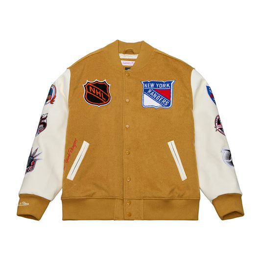 Mitchell & Ness Rangers Dusted Collection Varsity Jacket