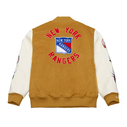 Mitchell & Ness Rangers Dusted Collection Varsity Jacket