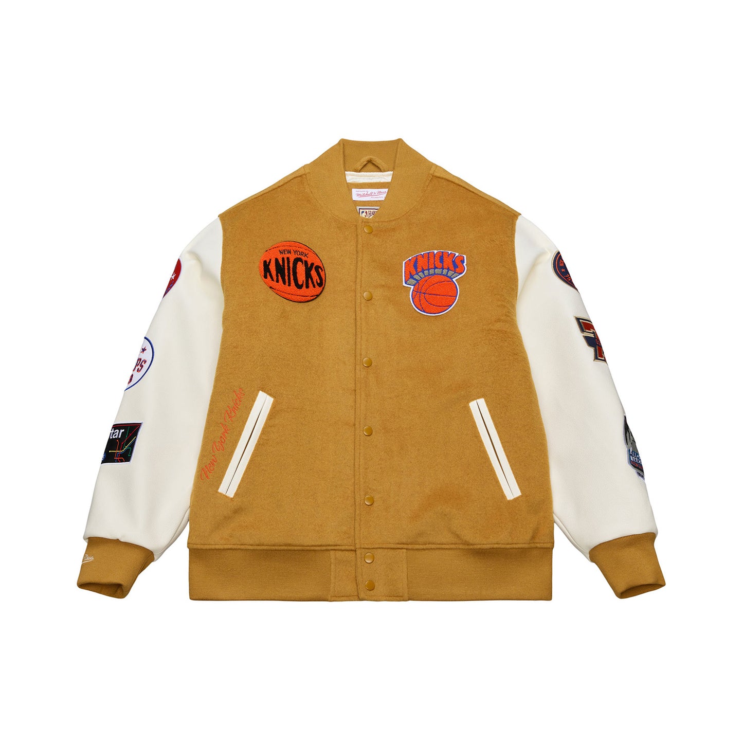 Mitchell & Ness Knicks Dusted Collection Varsity Jacket