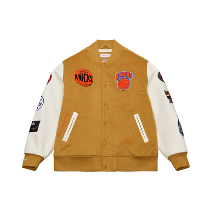 Mitchell & Ness Knicks Dusted Collection Varsity Jacket
