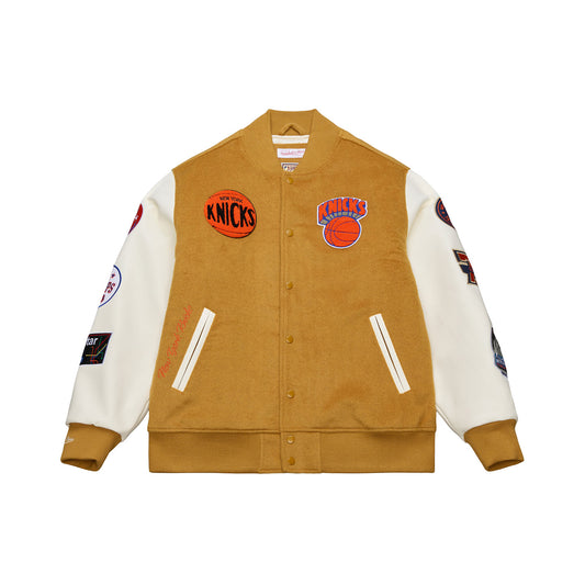 Mitchell & Ness Knicks Dusted Collection Varsity Jacket
