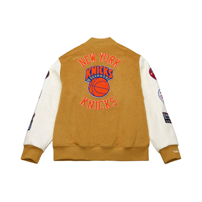 Mitchell & Ness Knicks Dusted Collection Varsity Jacket